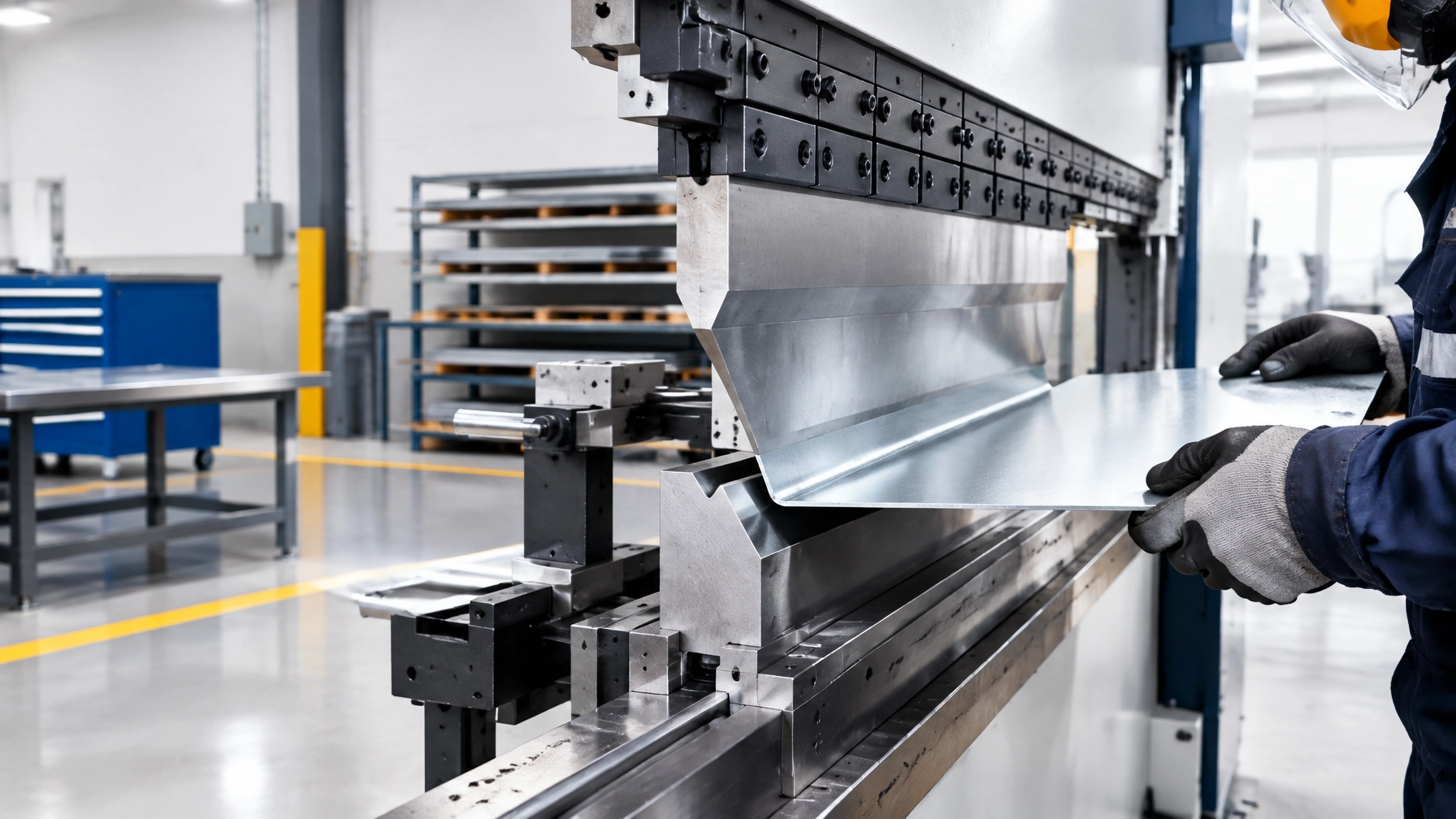 Corte y doblez de lámina como parte de la fabricación de componentes para tolvas y ductos